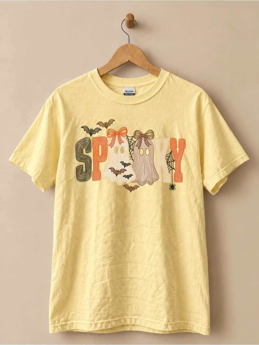 Spooky Ghost Graphic Tee Cute Halloween Unisex T-shirt